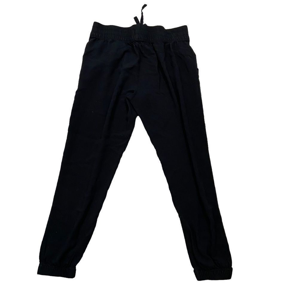 Aerie Black Lightweight Cinch Hem Drawstring‎ Waist Jogger Pants Small